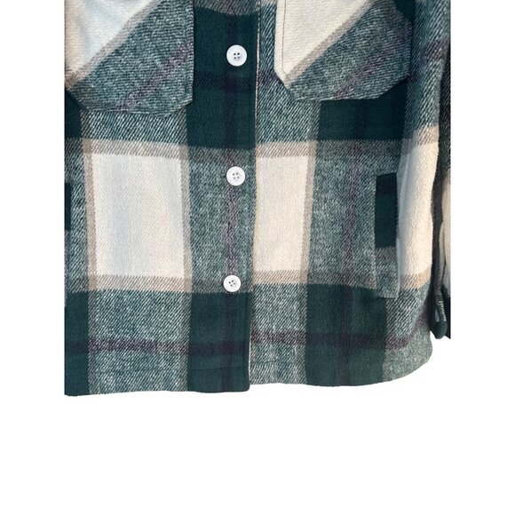 2/$30 Zaful Medium Womens Plaid Button-Up Jacket - Picture 7 of 13